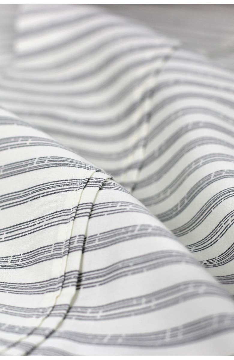 MELANGE HOME Stripe 400 Thread Count Cotton Sheet Set, Alternate, color, Grey