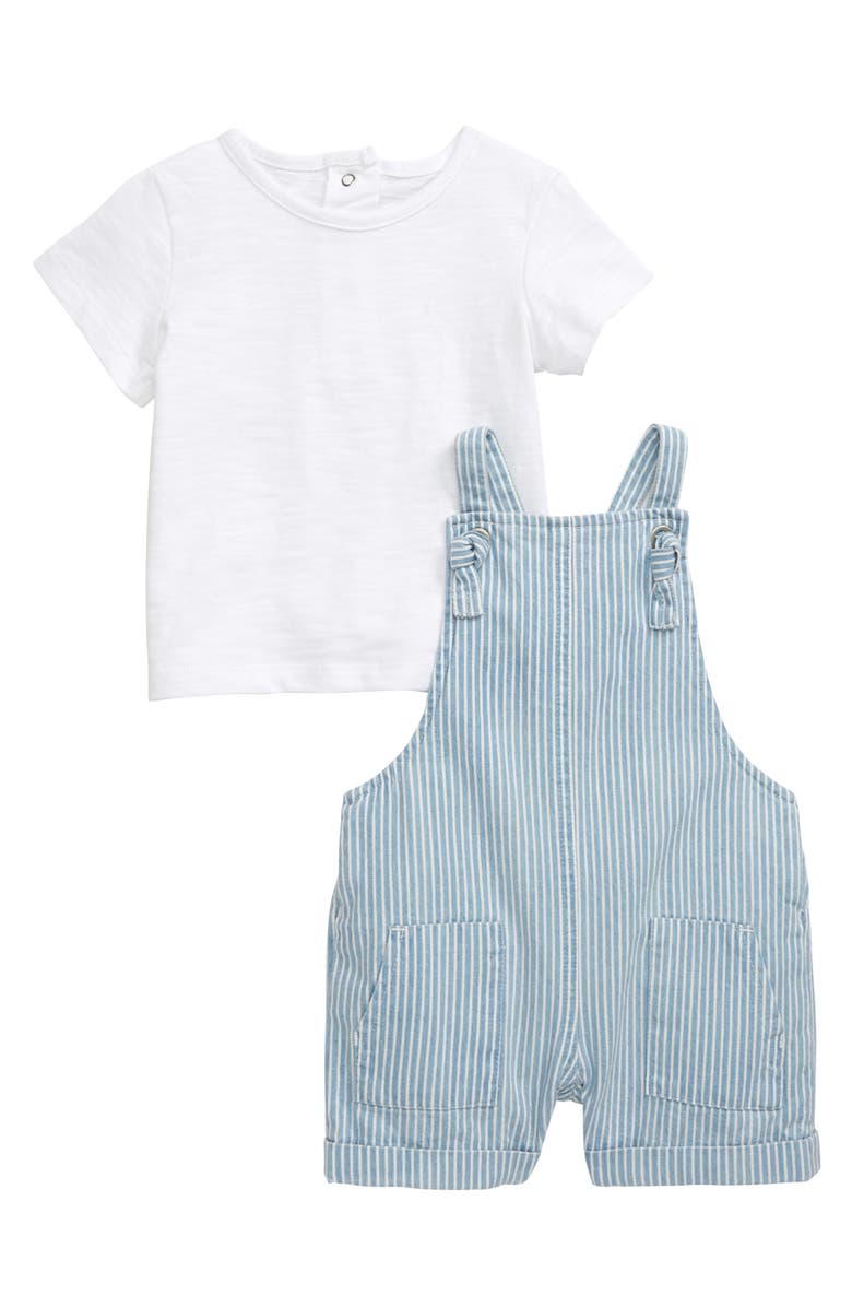 Little Me T-Shirt & Romper Set, Main, color,