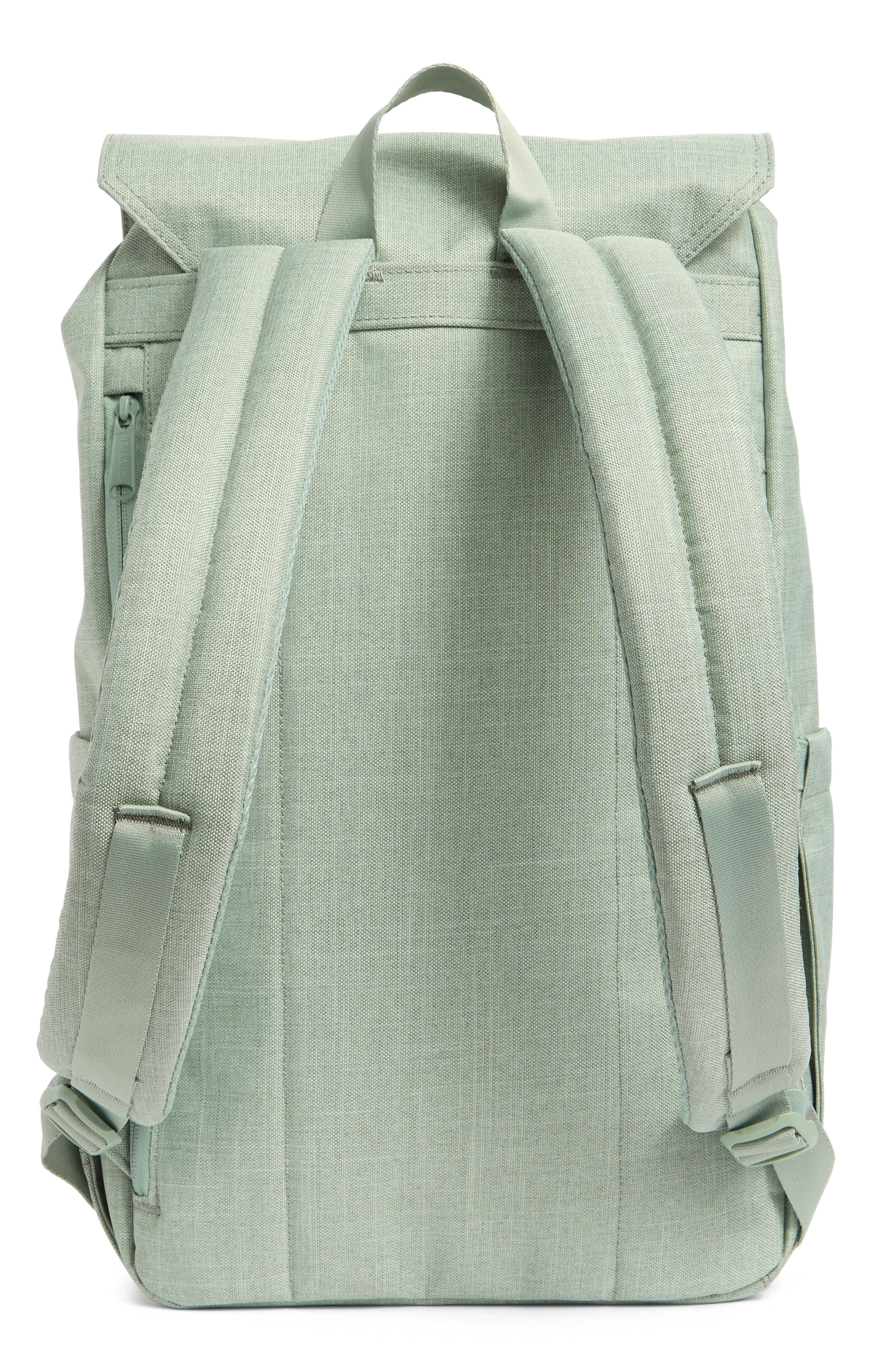 Herschel Supply Co. Retreat Backpack, Alternate, color, Iceberg Green Crosshatch