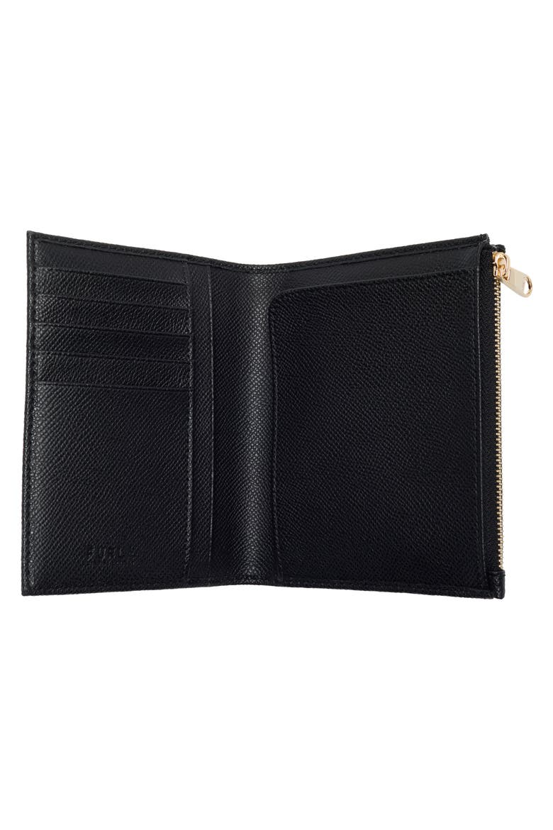 Classic Small Leather Passport Holder, Alternate, color, NERO