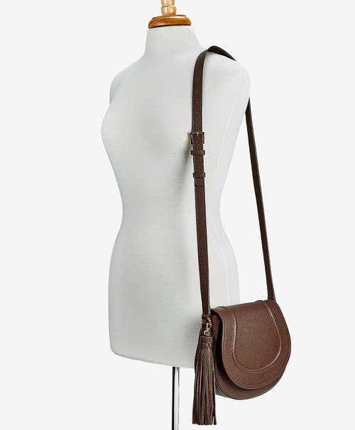 Gigi New York Jenni Saddle Bag In Brown