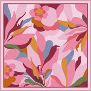 Jessie Zhao New York Petal Mirage Double Sided Silk Scarf