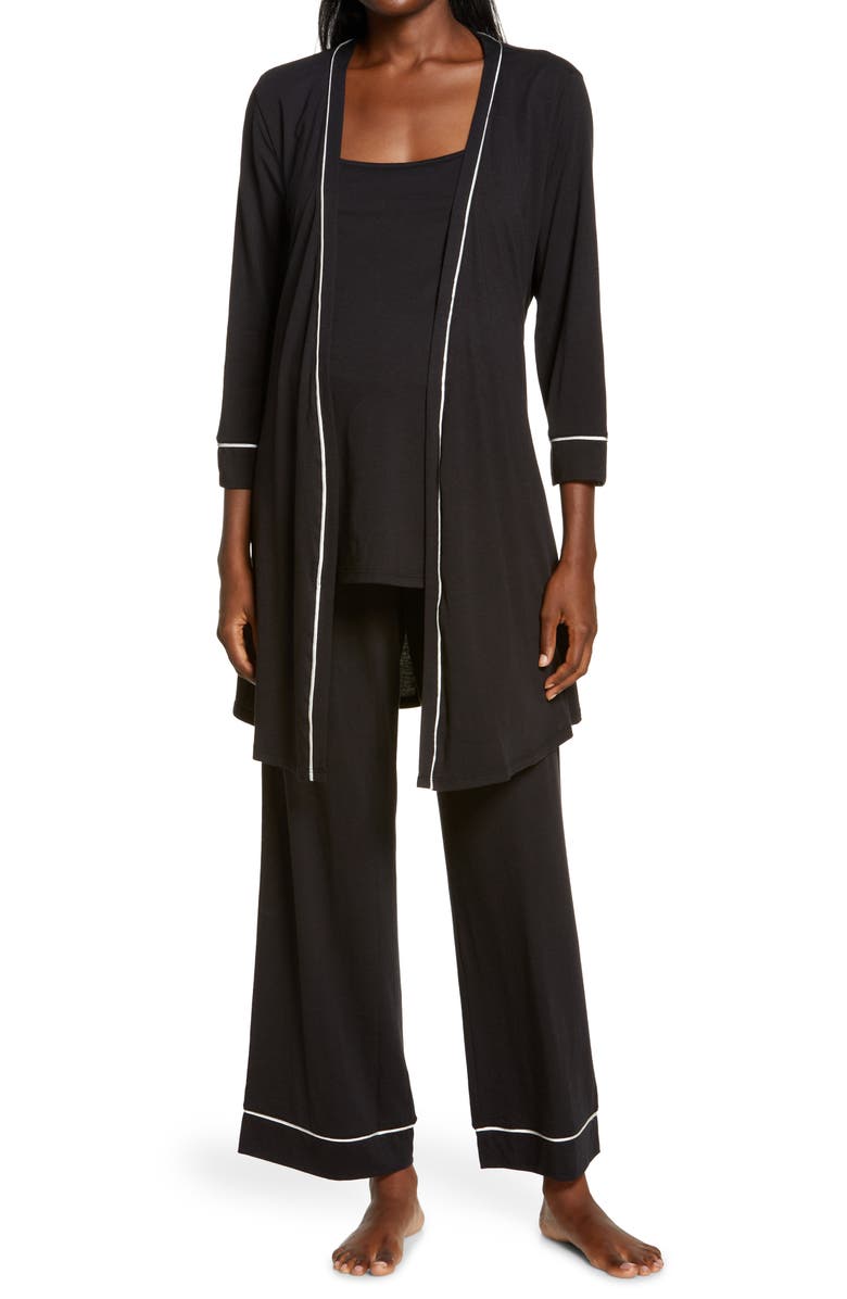 Cosabella Bella 3-Piece Maternity Pajamas, Alternate, color,