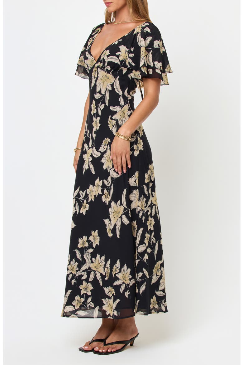 Lover Cover-Up Maxi Dress, Alternate, color, PETAL TO THE METAL