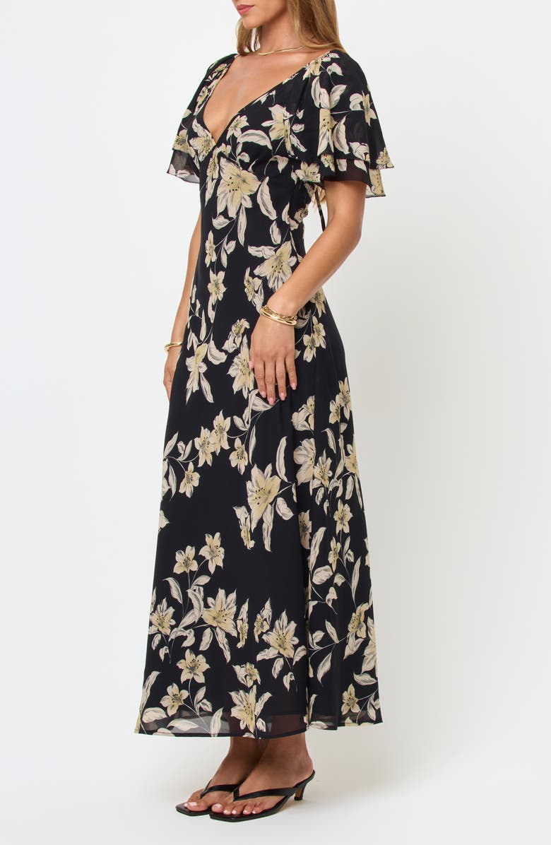 LSPACE Lover Cover-Up Maxi Dress, Alternate, color, Petal To The Metal
