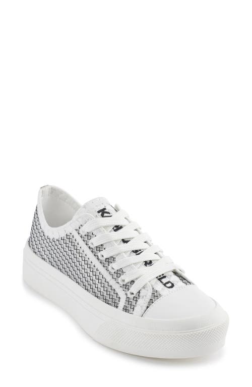 KARL LAGERFELD KARL LAGERFELD GIDDEON LOW TOP SNEAKER 