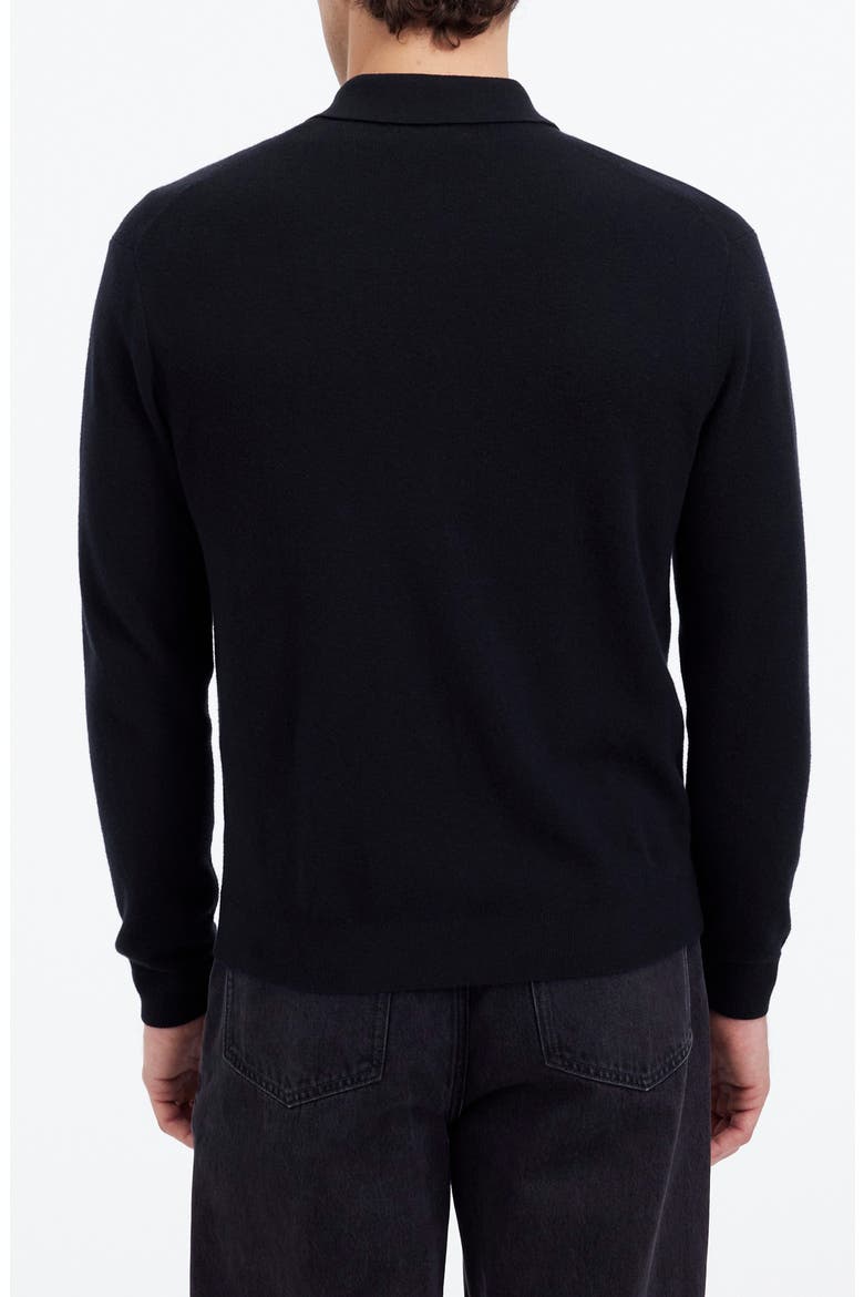 Half Milano Stitch Cardigan, Alternate, color, NAVY