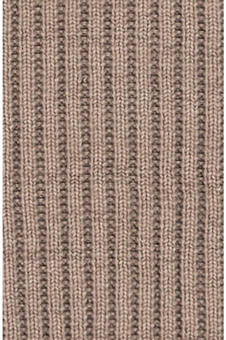 Organic Raglan Half Zip Sweater, Alternate, color, Taupe Heather