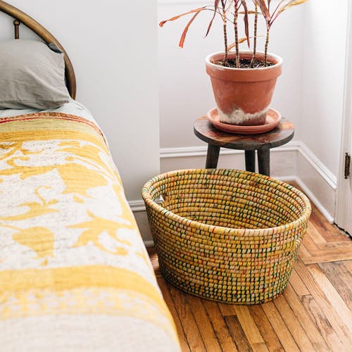 Ten Thousand Villages Bright Day Laundry Basket In Multi