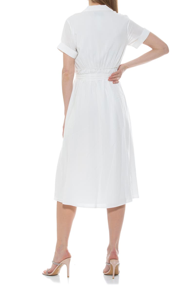 Liv Collared Shirtdress, Alternate, color, IVORY