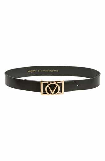 Valentino by Mario Valentino Mati レザーベルト VALENTINO BY MARIO VALENTINO Mati VLOGO Buckle Leather Belt