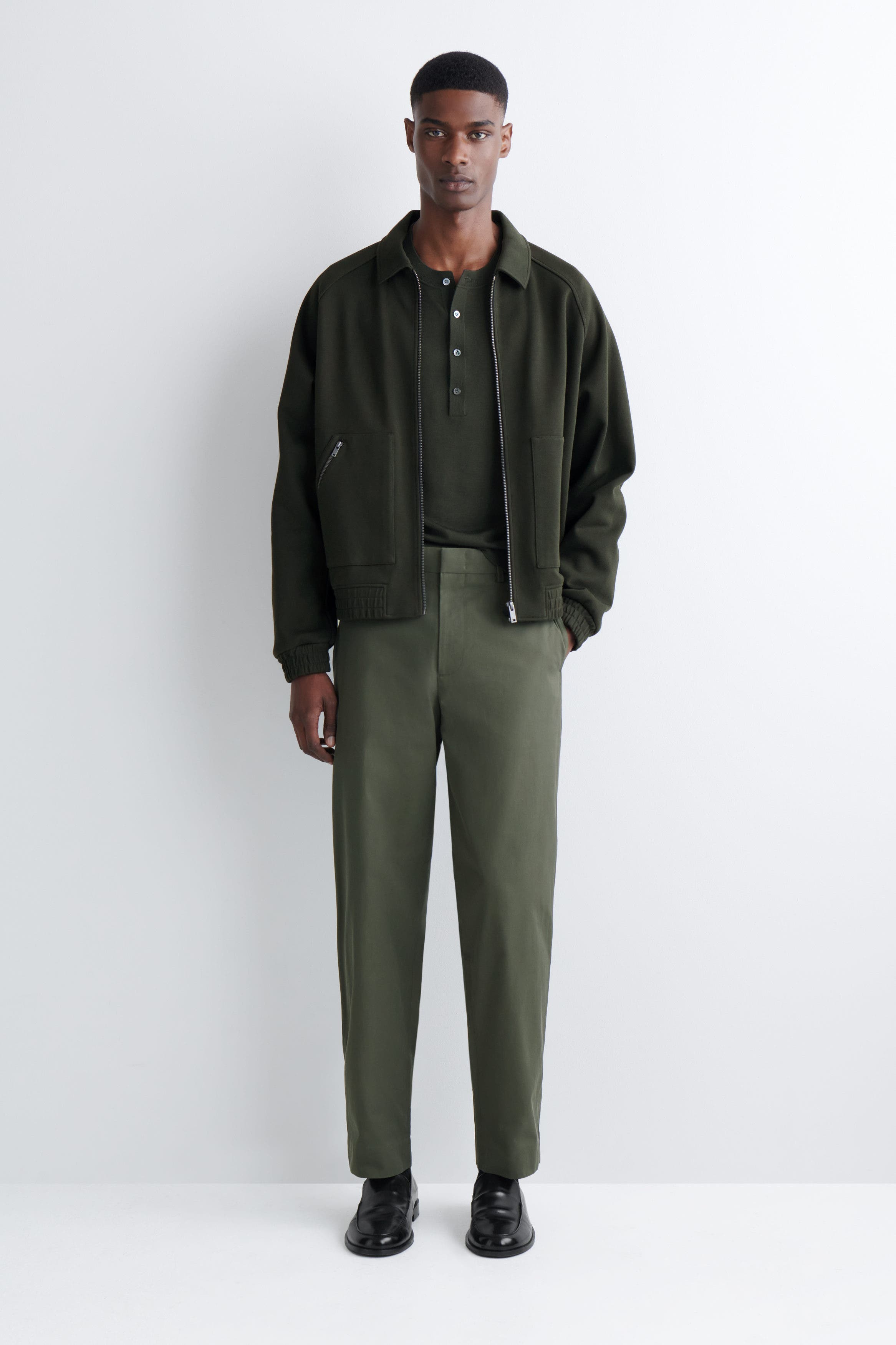 Cotton Regular-Fit Tapered Chinos - image 3