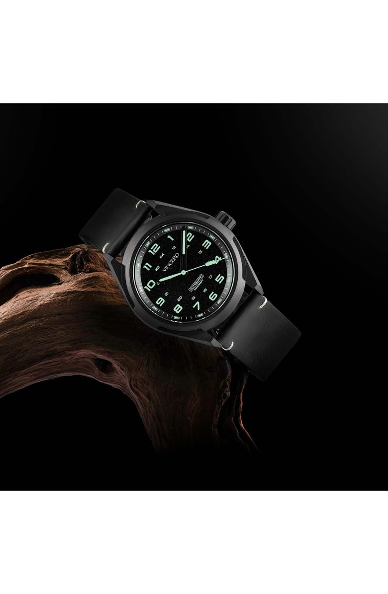 Vincero The Scout Titanium Automatic Strap Watch, 40mm, Alternate, color,