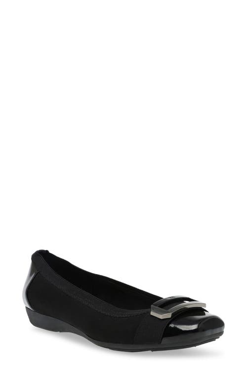 Anne Klein Uplift Flat in Black Combo Fb 