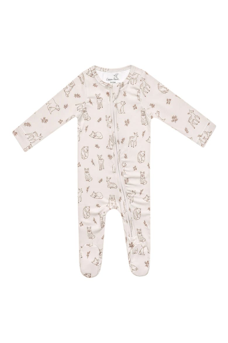 Dylan Zip-Up Footie Pajamas, Main, color, DYLAN