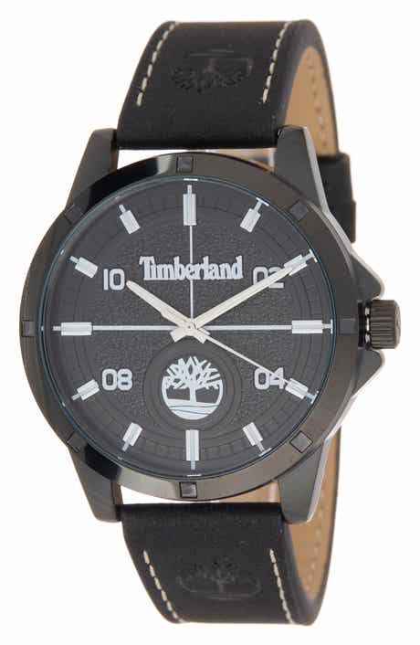 Timberland Classic Quartz Leather Strap Watch, 42mm