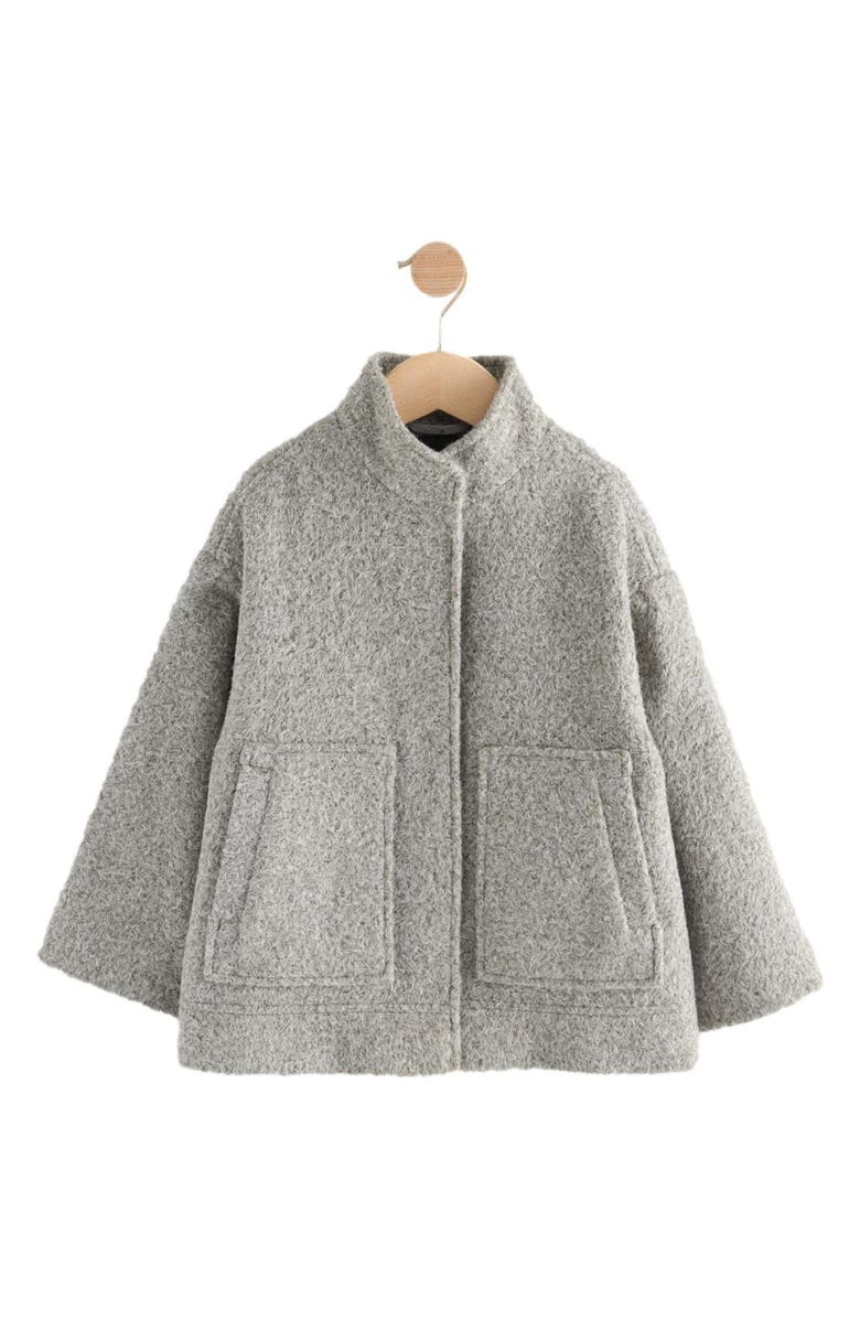 NEXT Kids' Stand Collar Jacket, Main, color, Grey