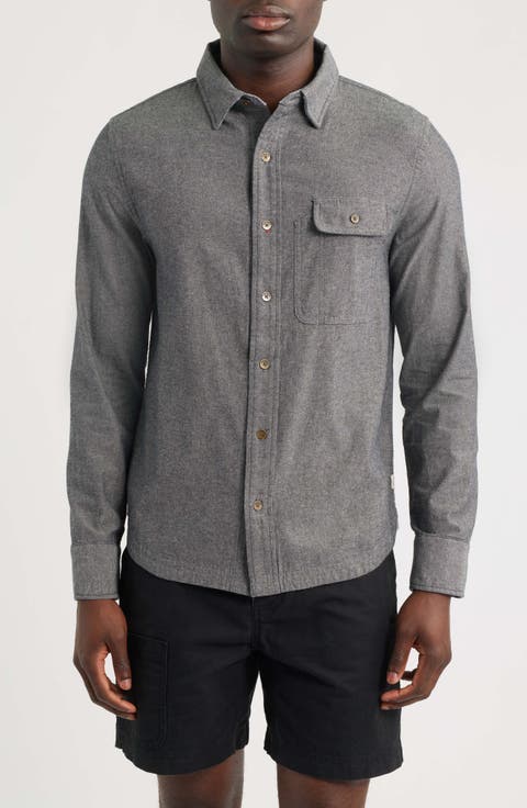 Tradesman Cotton Chambray Button-Up Shirt