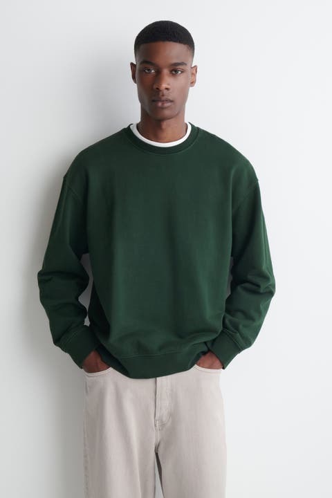 Washed-Cotton Sweatshirt