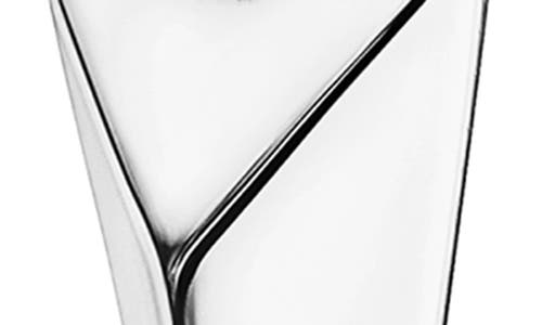 Shop Maria Tash Faceted Triple Long Spike Hoop Earring In White Gold