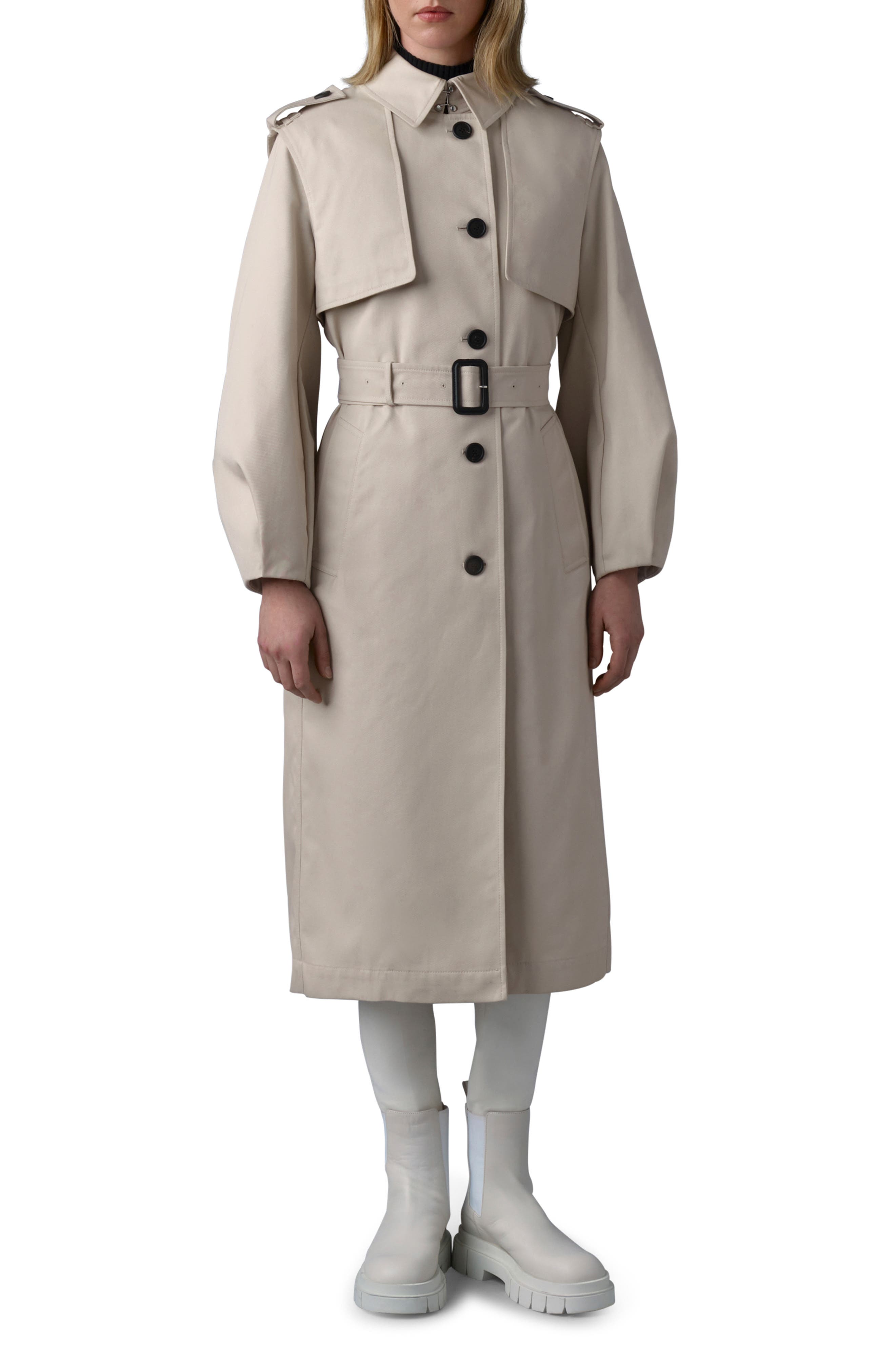 Alia Water Repellent Trench Coat