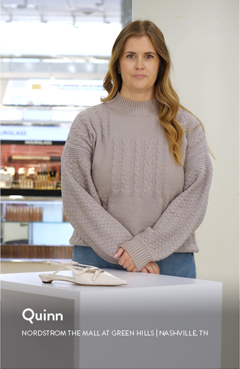 Peony Slingback Pointed Toe Pump, sales video thumbnail