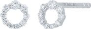 Bony Levy Icon Diamond Circle Stud Earrings