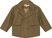 Charlotte & George Double Breasted Woven Plaid Jacket