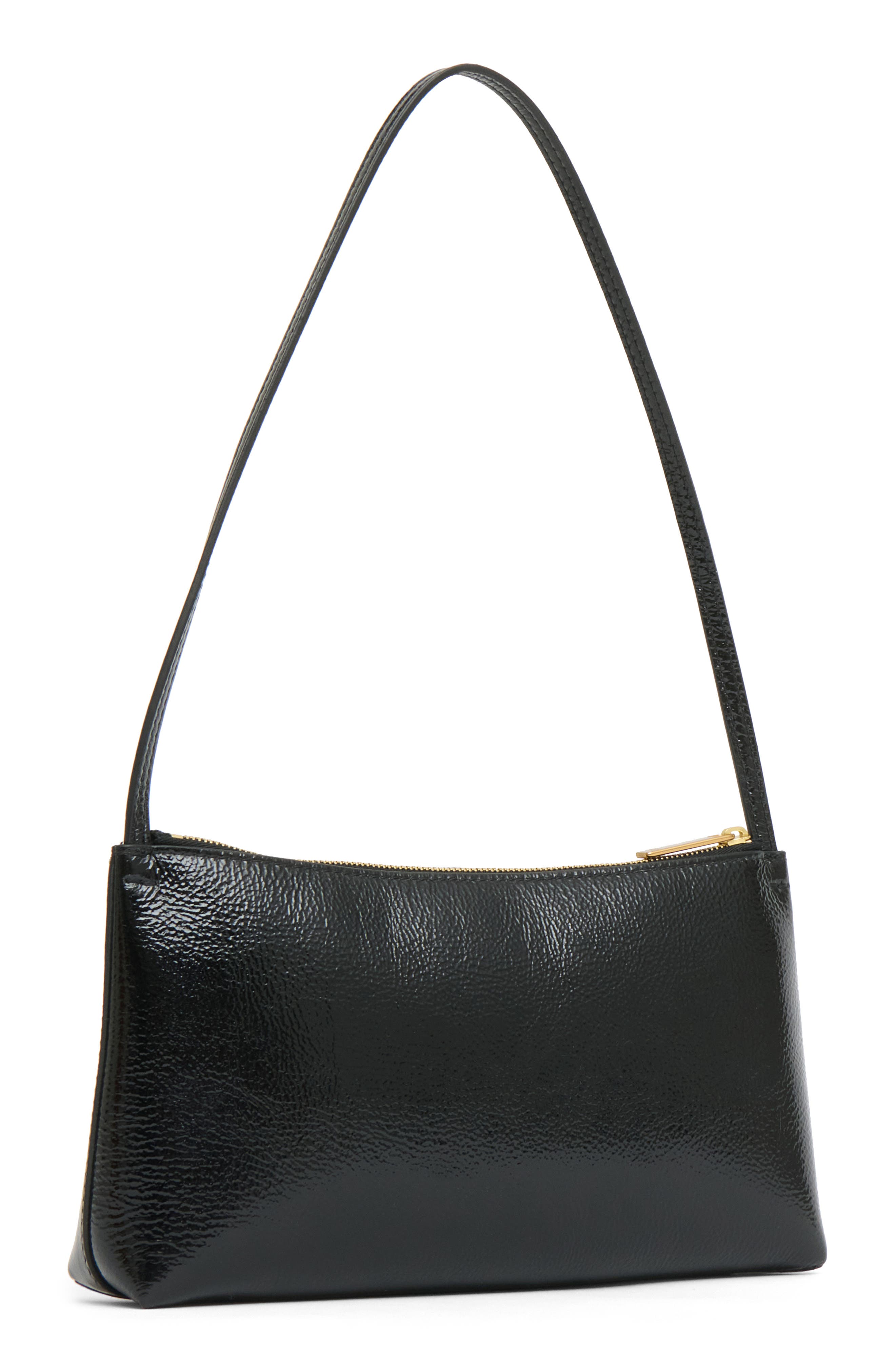 Mansur Gavriel Gaia Shoulder Bag, Alternate, color, Black