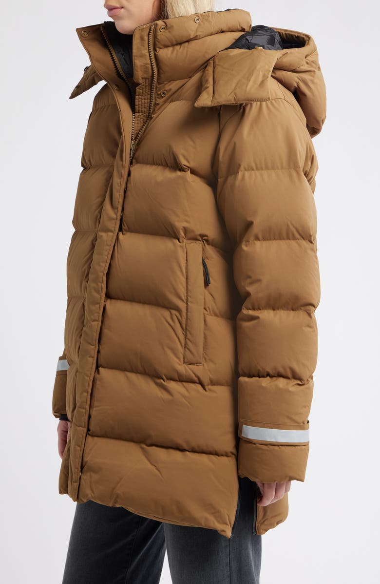 Helly Hansen Aspire Water Repellent Puffy Parka, Alternate, color, Sepia