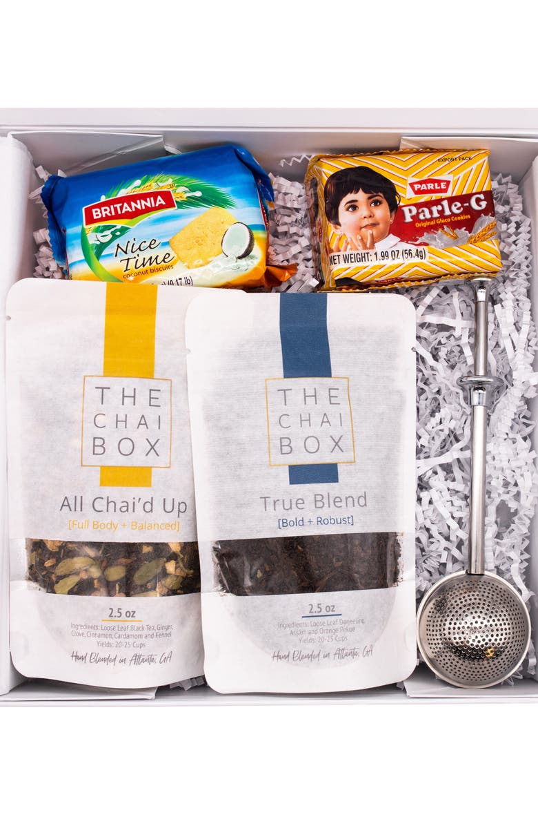 The Chai Box Traditional Chai Care Package, Alternate, color,