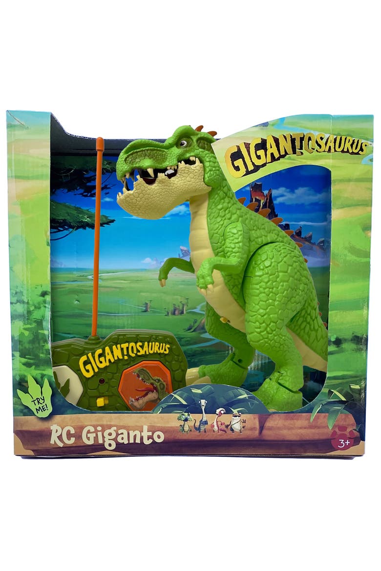 Remote Controlled Giganto Dinosaur Action Figure, Main, color, Multicolored