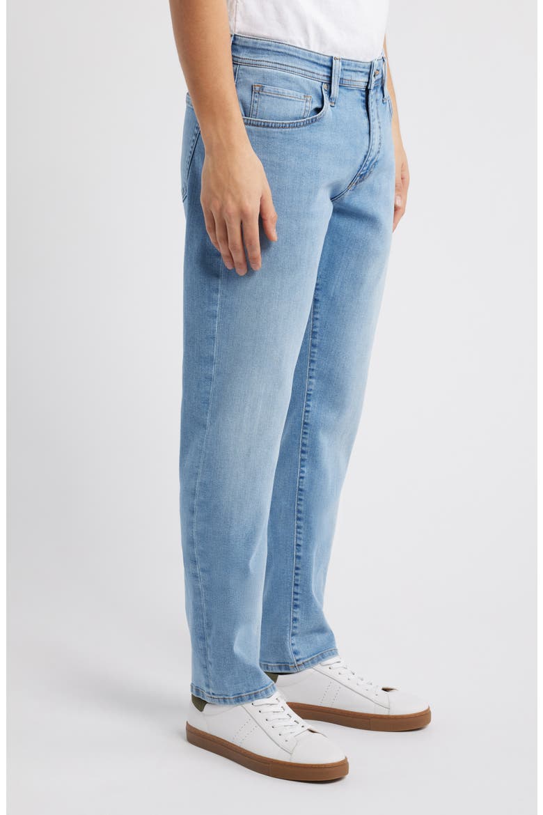 Slim Straight Leg Jeans, Alternate, color, BLEACHED LIGHT BLUE