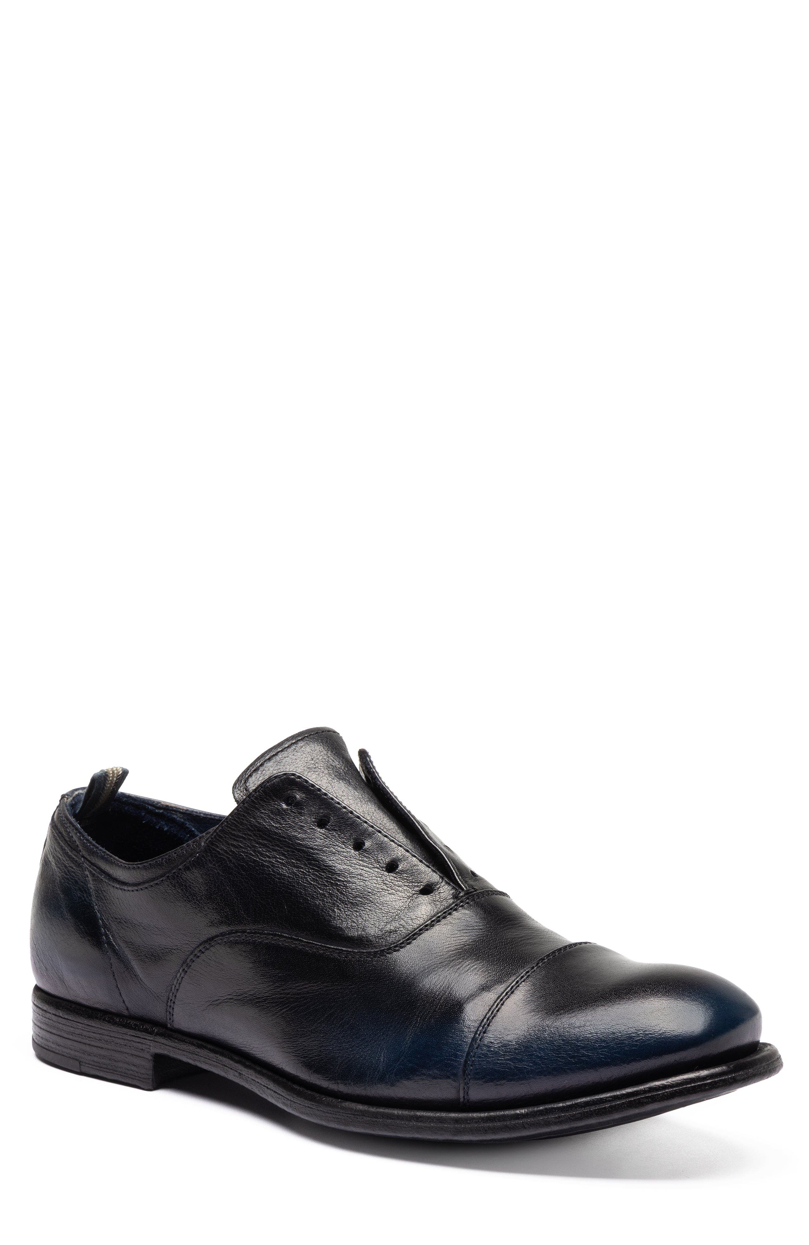 Officine Creative Chronicle 122 Leather Oxford, Main, color, Blue
