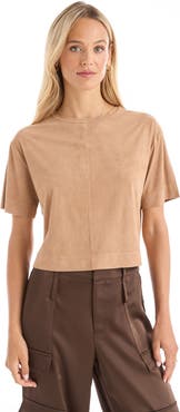 The Noli Shop Naya Suede T-Shirt