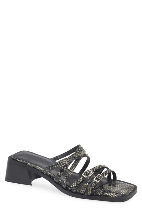 Andie Python Embossed Sandal (Women)