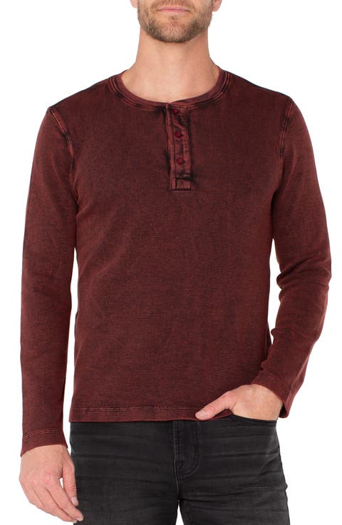 Faded Cotton Henley