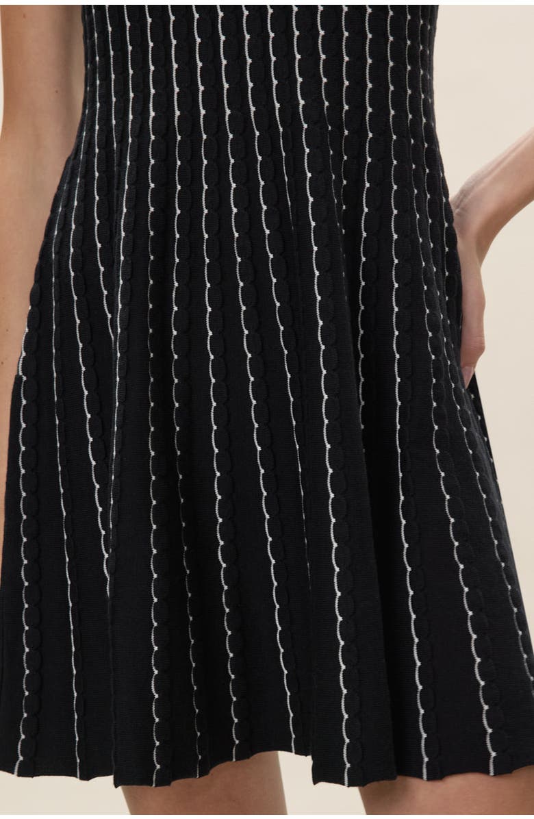 Rebecca Taylor Dorothy Sweater Dress, Alternate, color, Black