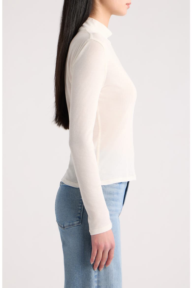 The Shadow Turtleneck Top, Alternate, color, CREAM