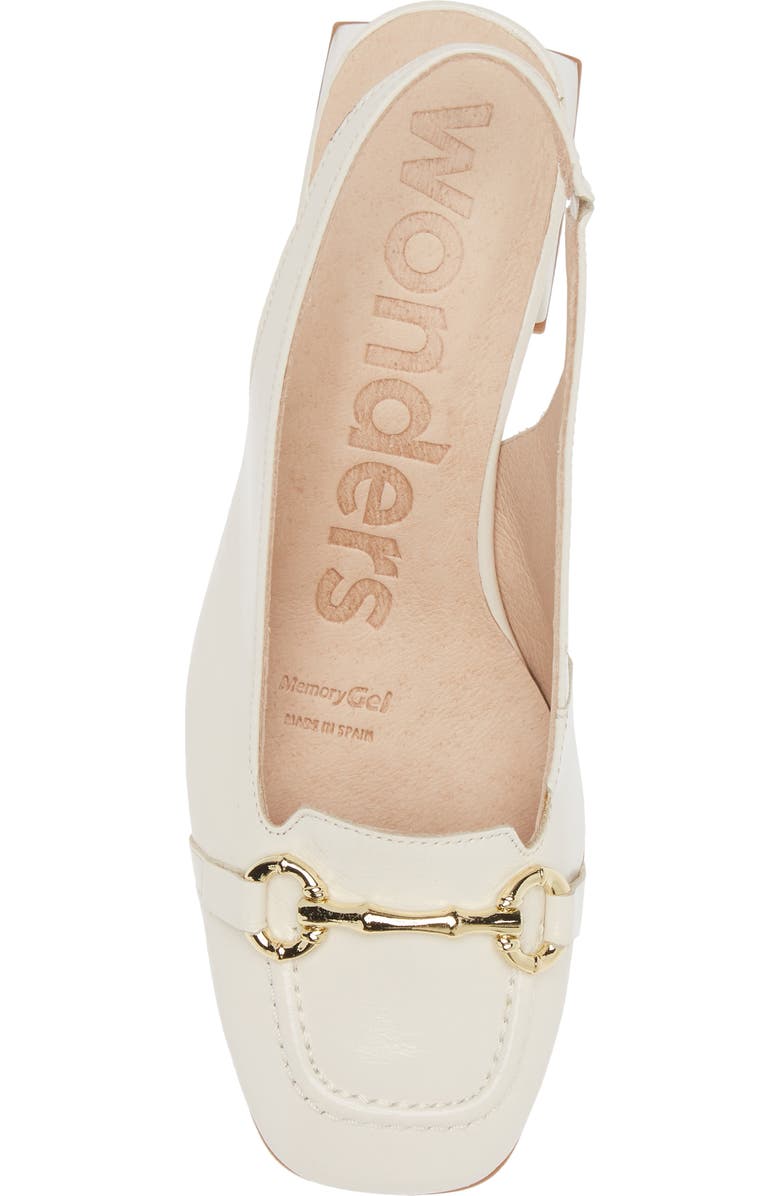 Wonders Menorca Slingback Mary Jane Pump, Alternate, color, Monorca Off White