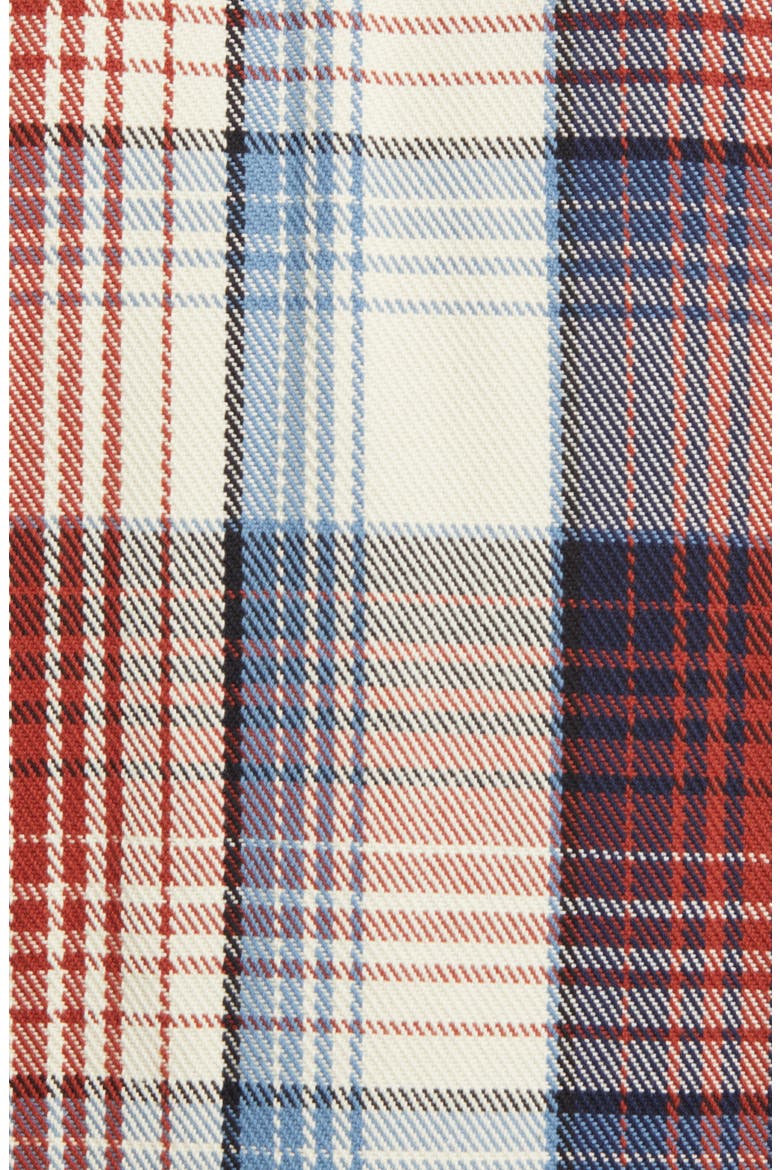 Blanket Cotton Twill Button-Up Shirt, Alternate, color, HENNA ROGUE PLAID