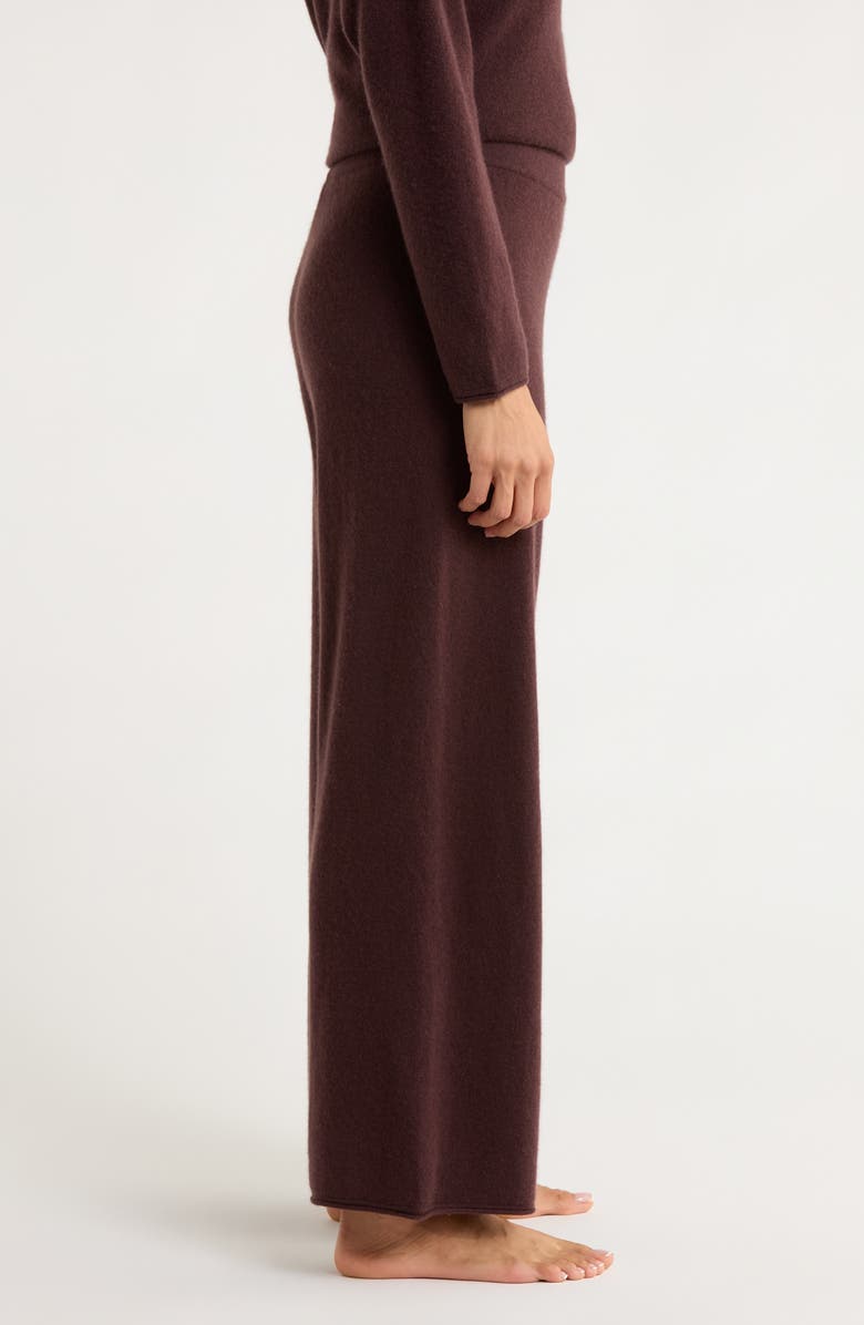 Nordstrom Cashmere Lounge Pants, Alternate, color, Brown Heather