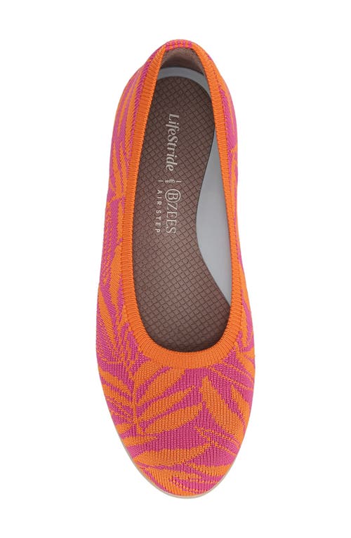 Bzees Women's Kit 2 Washable Round Toe Ballerina Flats In Pink Knit
