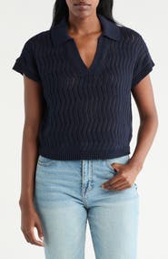 CYRUS V-Neck Polo Sweater