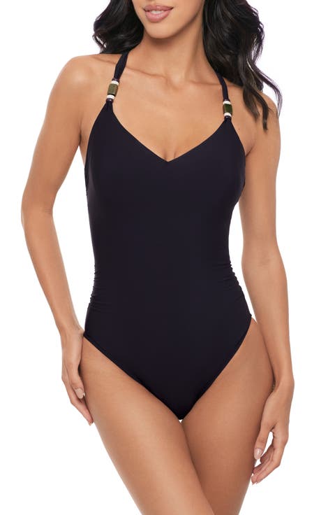 Milli Bead Strap One-Piece Swimsuit