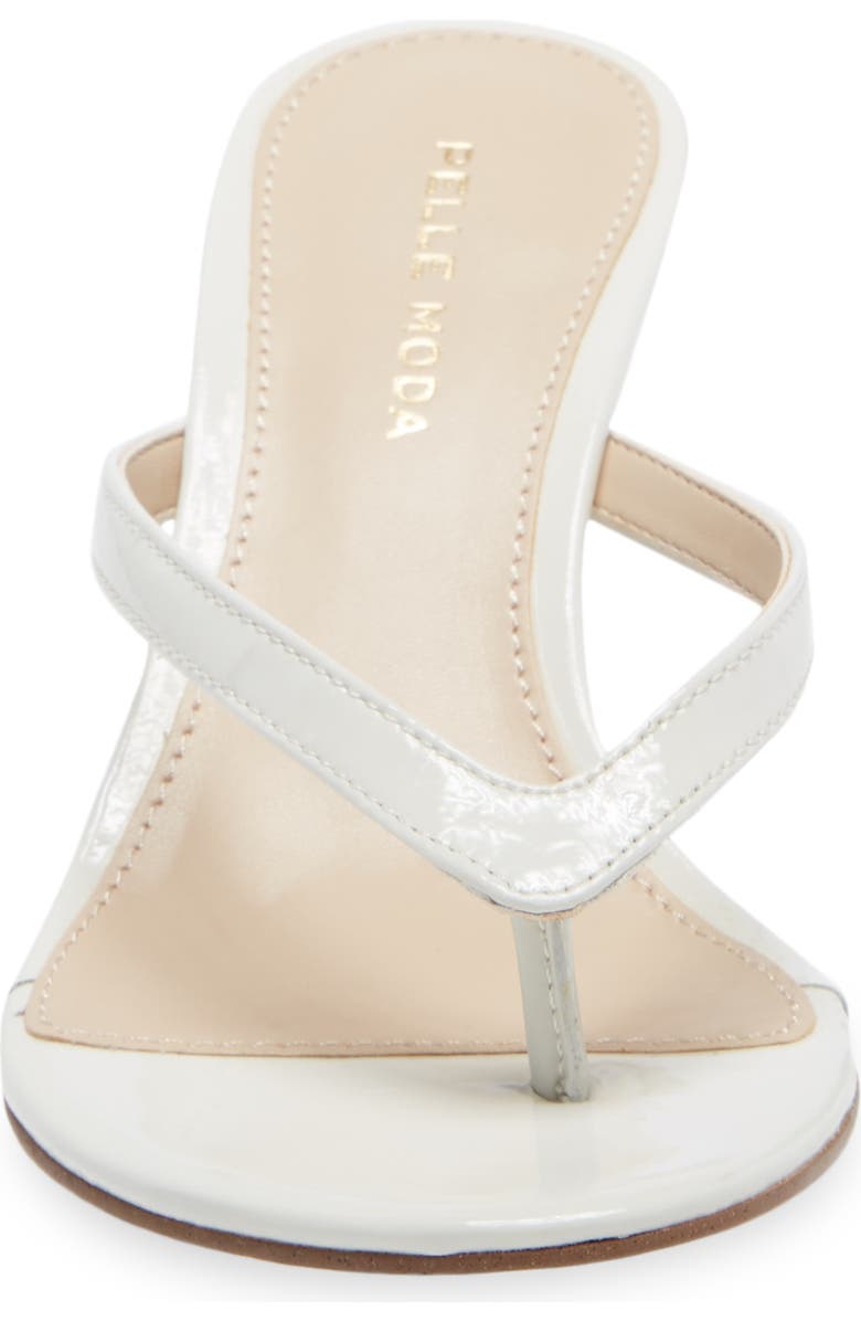 Pelle Moda Slide Sandal, Alternate, color, White Patent