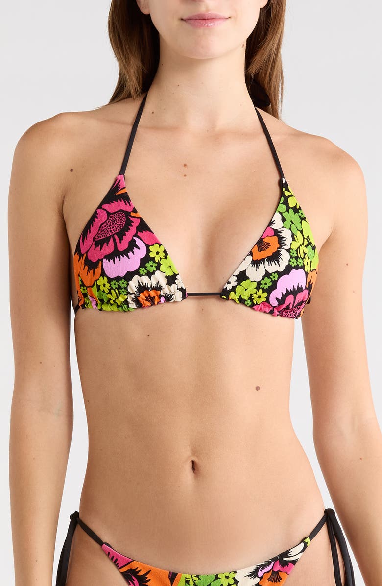 Rip Curl Carioca Slider Triangle Bikini Top, Main, color, Bloom