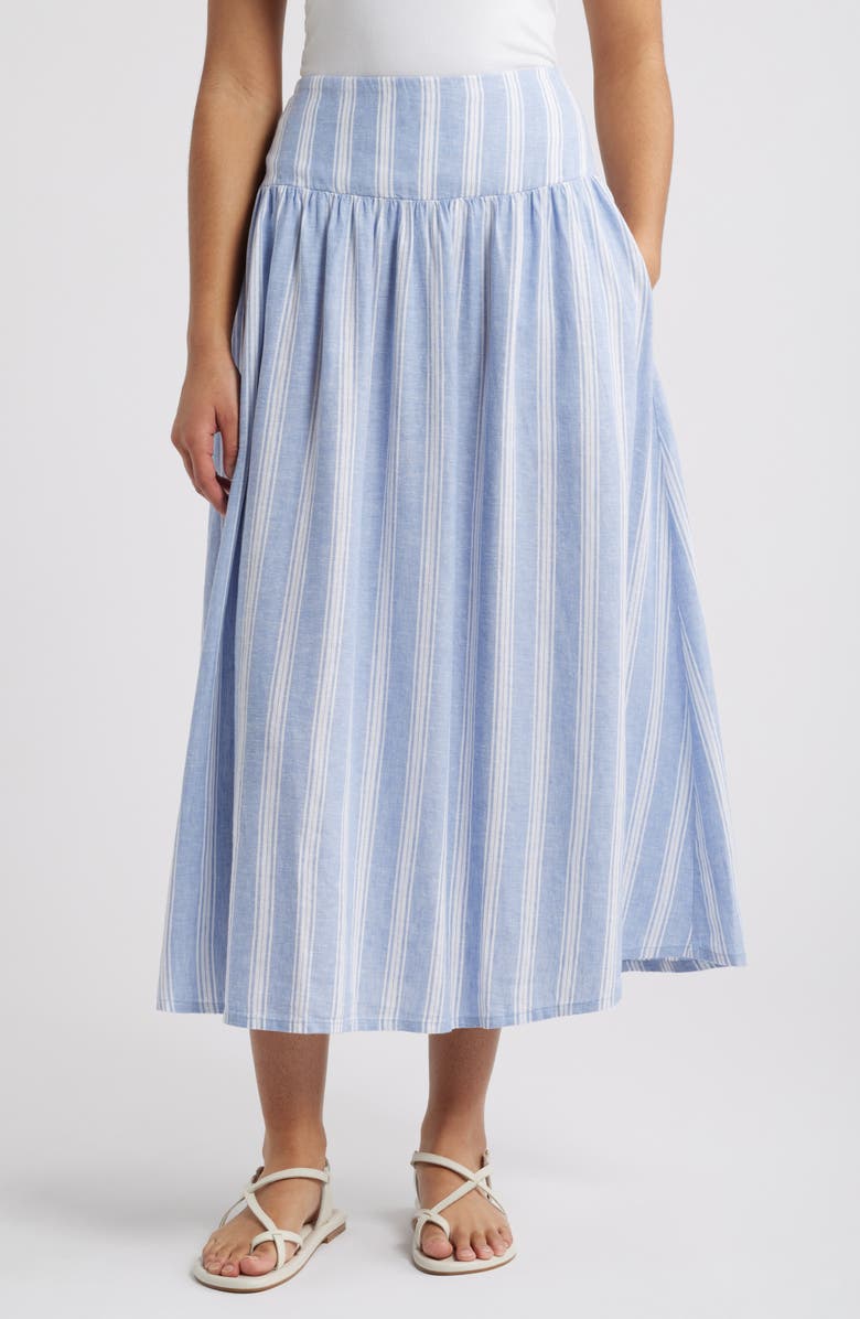 Linen Blend Skirt