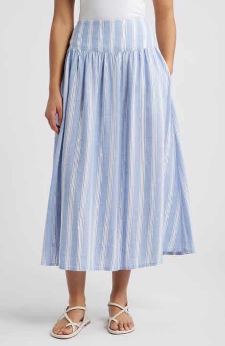 Caslon® Linen Blend Skirt