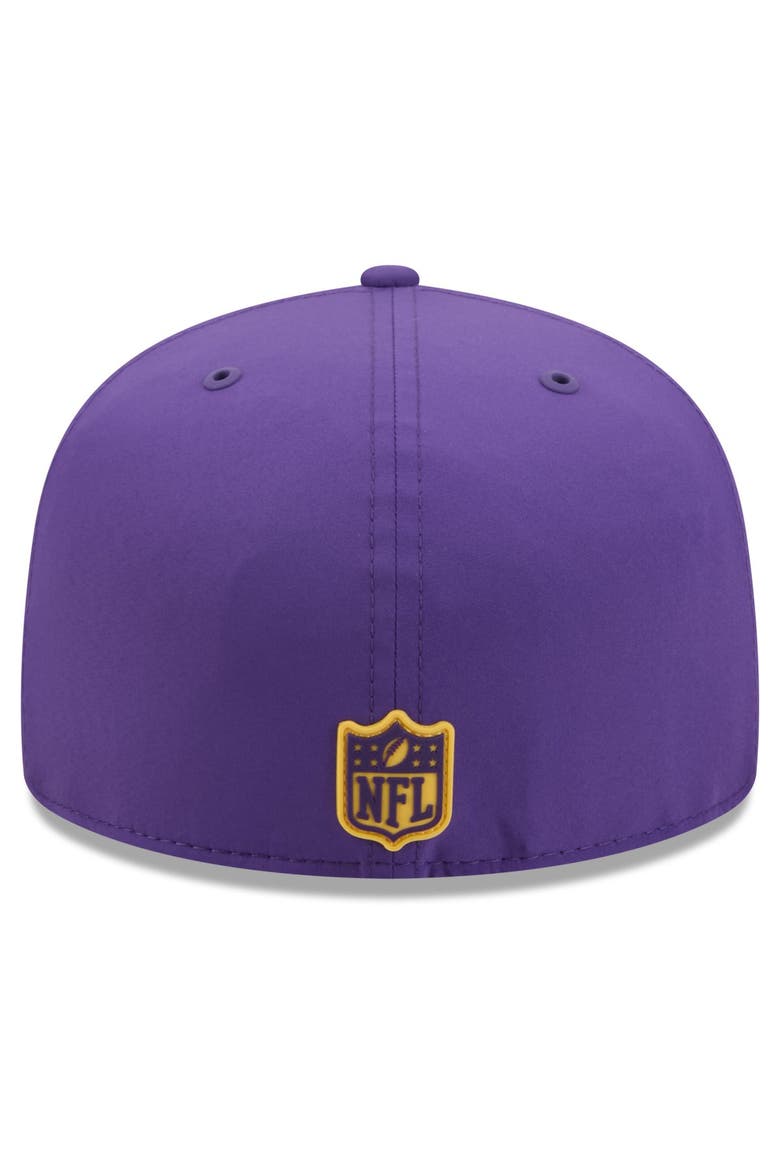 Men's New Era Purple Minnesota Vikings 2026 Sideline 59FIFTY Fitted Hat, Alternate, color, Purple